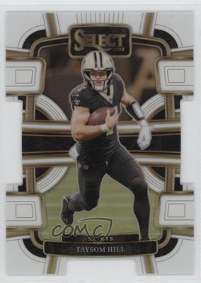 2023 Panini Select Concourse White Prizm Die-Cut 13/199 Taysom Hill #71 0c6