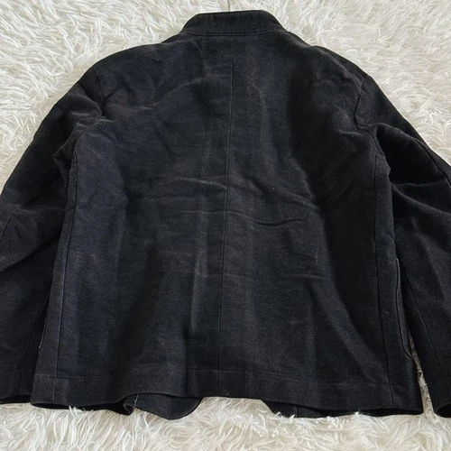 45R 45rpm Mole 908ALL Coverall Jacket Black Cotton Stand Collar Size 2 M Japan image 14