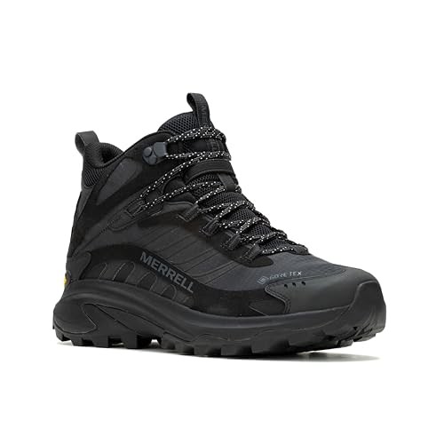 Nuove scarpe da trekking Merrell Moab Speed 2 Mid Gore Tex da uomo NERE 27 0 cm 2E!
