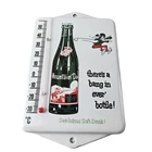 Vintage Mountain Dew Porcelain Sign - Soda Gas Pump Ad Thermometer Sign