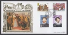 Great Britain 1998 FDC Benham 22 Carat Gold Millennium Countdown Spanish Armada