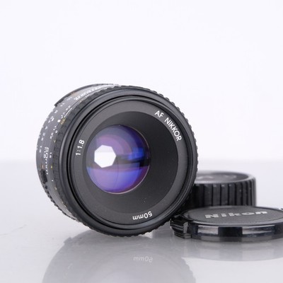 Nikon Nikkor Objektiv 50 mm f/1,8 AF D FX DX Autofokus Prime Fast Portrait DSLR SLR