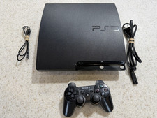 SONY PLAYSTATION 3 SYSTEM PS3 CONROLLER HOOKUPS PLAY STATION 150GB SUPER SLIM