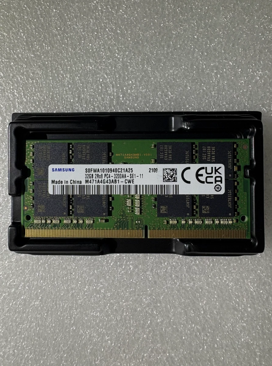 PC4-25600 (DDR4-3200) Bus Speed Computer RAM 32 GB Capacity per