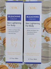 2 x WMK Bleaching Cream Skin Lightening for Body NEW 2.7 fl. oz. EXP: 04/28