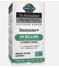 Dr Formulated Platinum Immune Probiotics 30 Count Digestive Health BB 12/25