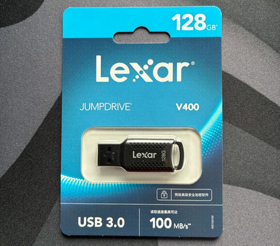 Lexar USB-Stick 128 GB V400, USB 3.0, 100 MB/s