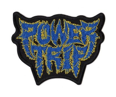 Power Trip Patch American Crossover Thrash Metal Hardcore Punk Band Blue Logo