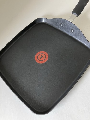 T-FAL 10,25 Quadratische Grillplatte Antihaft Bratpfanne Pfanne. - Bild 3 von 3