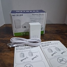 Netgear Powerline 200 Mini Adapter Ethernet Adapter XAV1301v2 - Set Of 2
