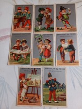 Lot de 8 Images. Chromo. Chocolat du foyer. Thés de la Caravane. (5)