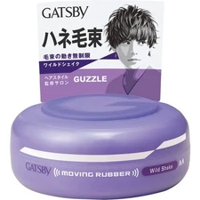 Mandom GATSBY Moving Rubber Wild Shake 80g [Hair Wax] Preservative-Free 