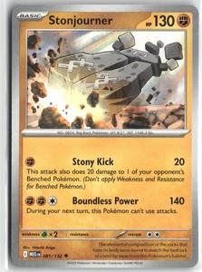 Stonjourner 081/132 Mega Evolution Uncommon