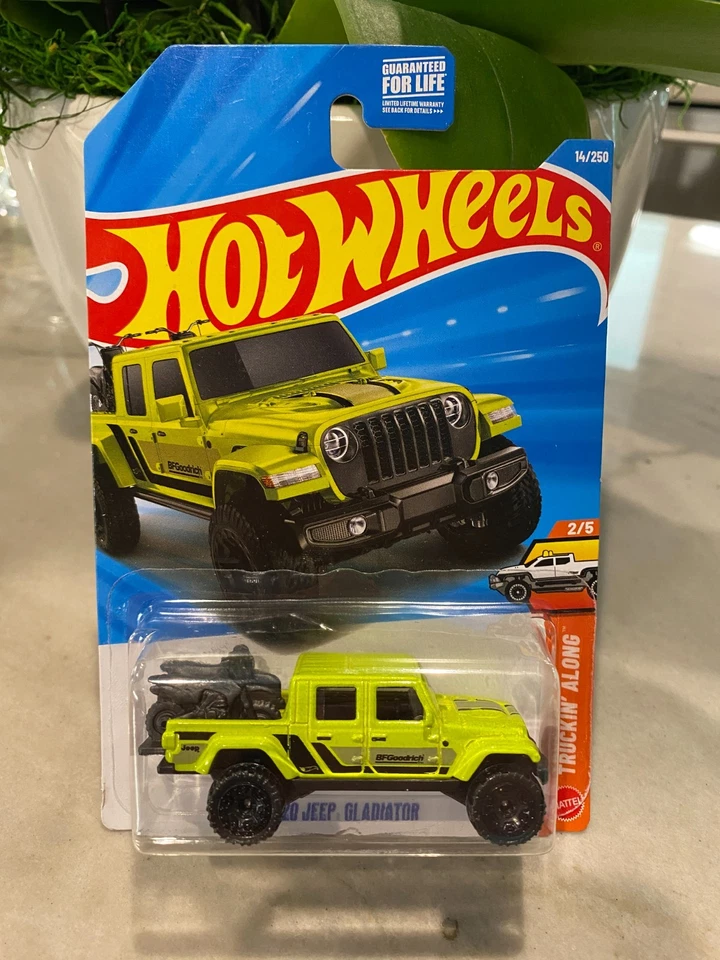 2026 Hot Wheels Truckin Along Série Verte "20 Jeep Gladiator Pickup 1:64 - Photo 1/1