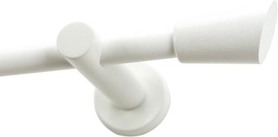 Gardinenstange creme weiß 1-läufig 1 m Garesa Molis (060) incl. Zubehör