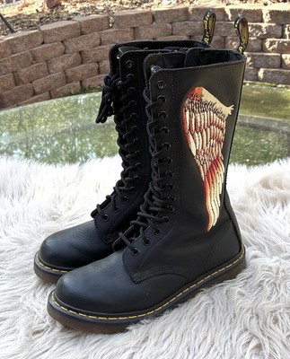 Dr. Martens EUC Celeste Black Leather Boots Sz 7