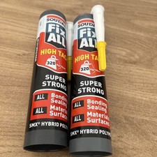 2 x Soudal High Tack 320 kg super mocny polimer hybrydowy 290 ml biały