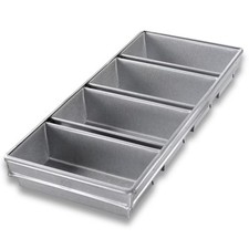 Chicago Metallic 45642 Glazed 9" 4-Strap Open Top Bread Pan