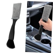 Universal 2 in 1 Duster for Car Clean, Car Vent Cleaner, Double Head Black