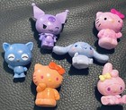 Misc 2” Hello Kitty Figure Lot Of 6 — photo 1