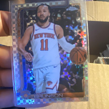 Topps 2025-26 Topps Chrome Jalen Brunson New York Knicks #101 Basketball Card