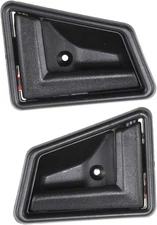 RLB-HILON 1Pair Interior Door Handles Compatible with Suzuki Sidekick Black 