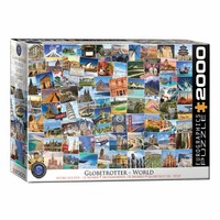 Eurographics Puzzle SehenswüRdigkeiten Der Welt, 2000 Teile, 67.6 X 96.8 Cm