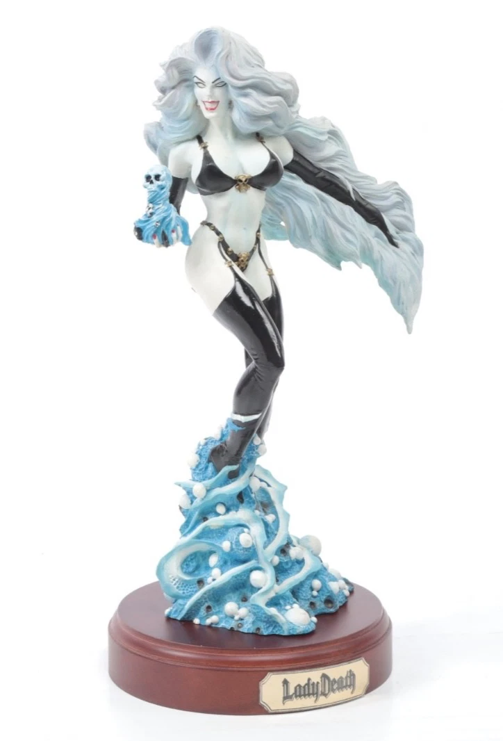 レディデス　Lady Death Statue cs moore CS Moore Studio Lady Death Comic Statues Collectible Figurines for