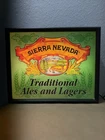 Vintage Sierra Nevada "Traditional Ales And Lager" Lighted Hanging Beer Bar Sign