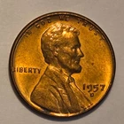 Business Uncirculated nicer 1957 D Lincoln Wheat Cent