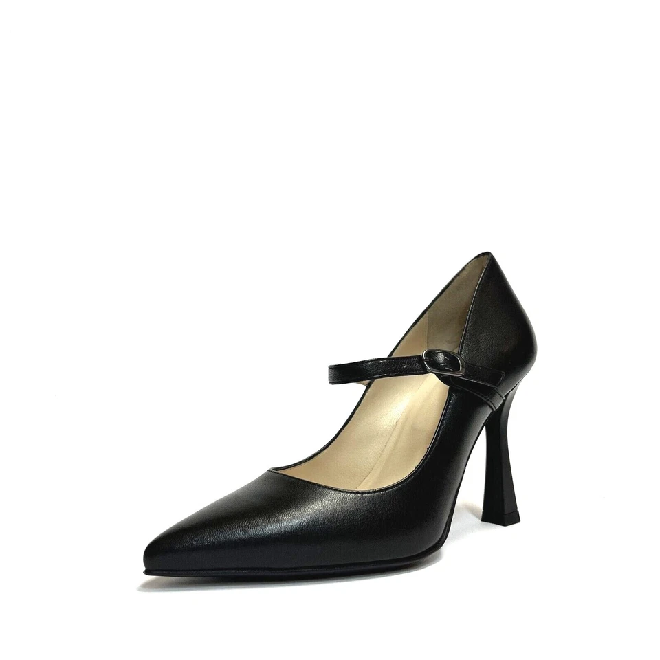 NERO GIARDINI SCARPE DONNA DECOLTE' CON TACCO ALTO E CINTURINO I308631D NERO - Immagine 2 di 4