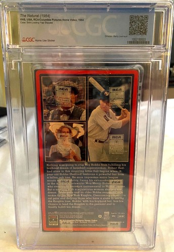 THE NATURAL - Earliest Known Print - One On Ebay - 1984 Sealed VHS - CGC 9.6 A+ - Picture 2 of 4