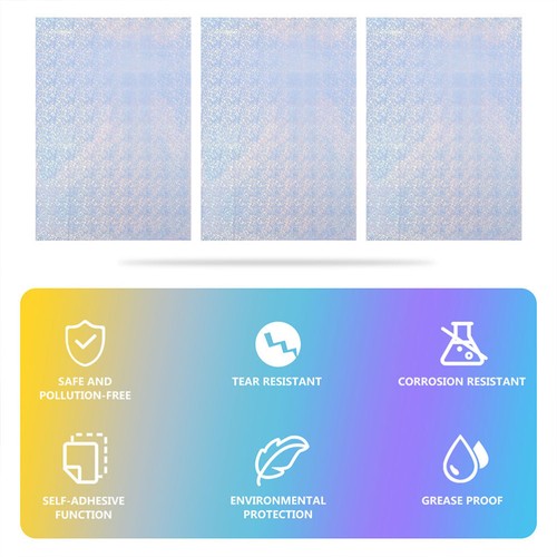 3 Pack Farbiges Druckerpapier Bedruckbares Vinyl-Aufkleberpapier - Bild 6 von 12