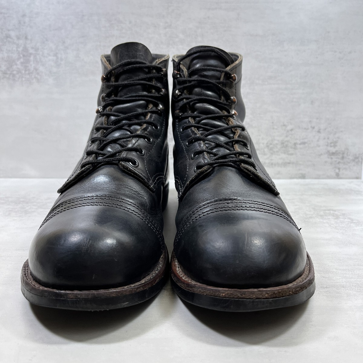Red Wing Iron Ranger 8086 Charcoal Rough & Tough Leather Boots 