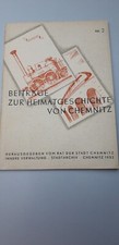 Beitr&auml;ge zur Heimatgeschichte von Chemnitz - Heft 2 - von 1952 -