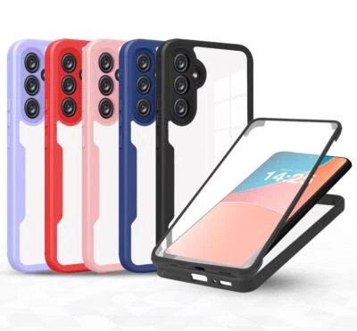 LBH TEC-EXPERT 360 Grad Handyhülle für Samsung Galaxy A14 / A14 5G Rundumschutz Case Front Back