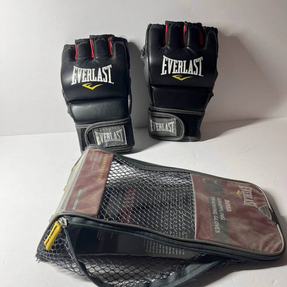 GUANTES DE AGARRE ESTILO PRO EVERLAST MMA NEGROS 6 OZ pequeños/medianos Foto 2 de 4