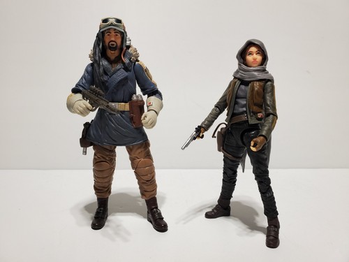 Star Wars: The Black Series Cassian Andor And Jyn Erso 6 Inch Figures ...