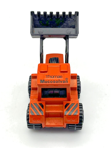 Matchbox MB29 Superfast Tractor Shovel Orange Mucosolvan Promo Mint in PVC Box - Picture 3 of 4