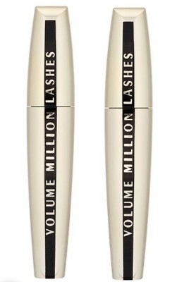 2 X 10,7 mal L'Oreal Volume Million Lashes Mascara  wimperntusche  Black