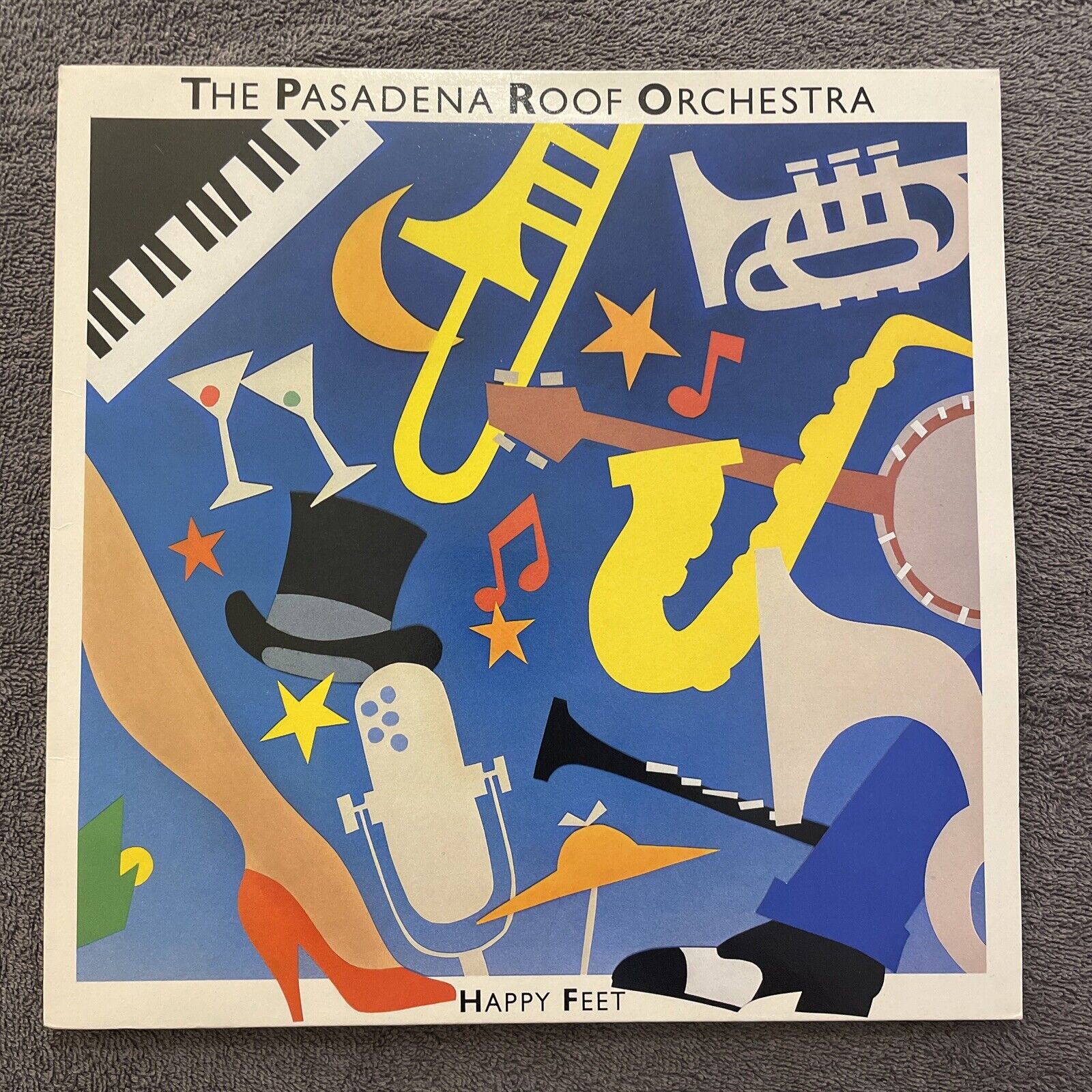 The Pasadena Roof Orchestra - Happy Feet - PROOF1 - UK - 1977 - NM - LP