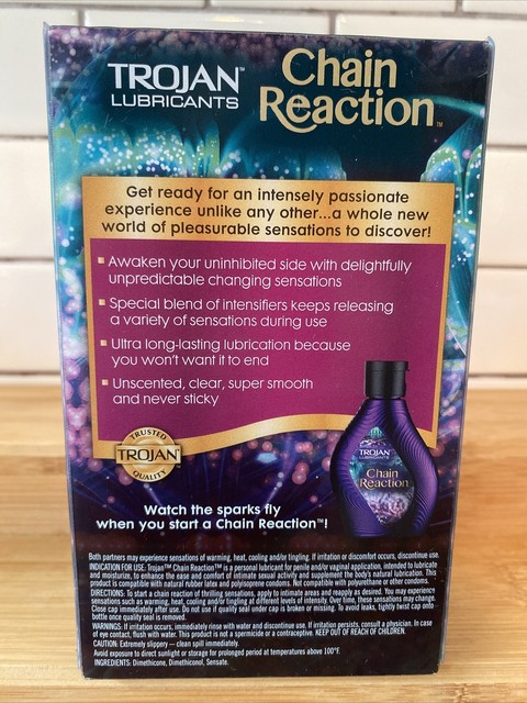 Trojan Chain Reaction Lubricant Gel - 2.7oz for sale online | eBay