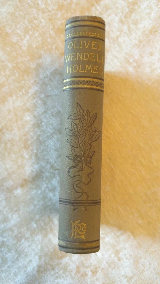 1894 Life of Oliver Wendell Holmes by E E Brown Lovely Ornate Antique Victorian - Image 3 of 4