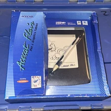 New Acecat Flair USB Graphics Tablet w/ Art Dabbler Windows Mac PC ACECAD