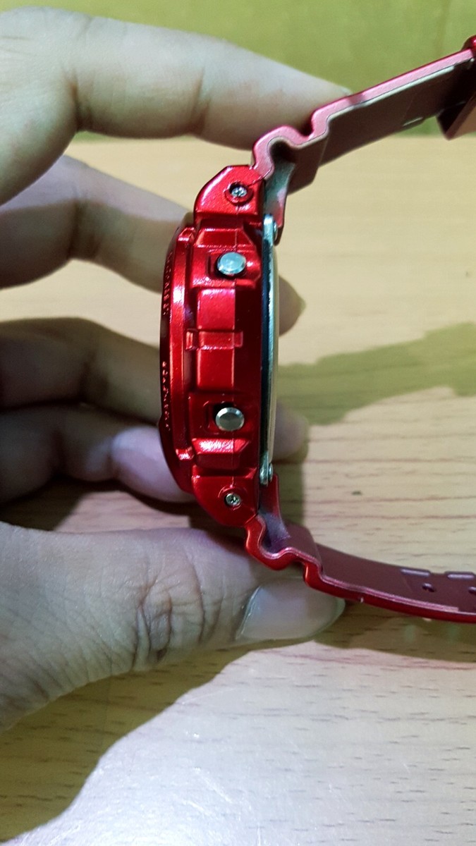 Vintage G-Shock DW-6600 Metallic Red Wave Tide Surfing Face Vintage G-Shock DW-6600 Metallic Red Wave Tide Surfing Face