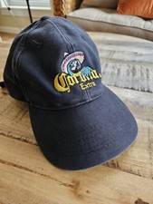 Vintage Corona Extra Beer Hat 1990's Black