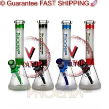 Phoenix Star Water Bong 13" Sandblasted Bong Water Pipe PHOENIX AUTHENTIC ✅✅✅