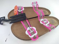 Children's Girls Size 5 Pink/White Wonder Nation Adjustable Sandals Sku 77