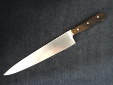 Vintage Trident E.D. Wusthof 148-10 Chef Knife Wood Handle