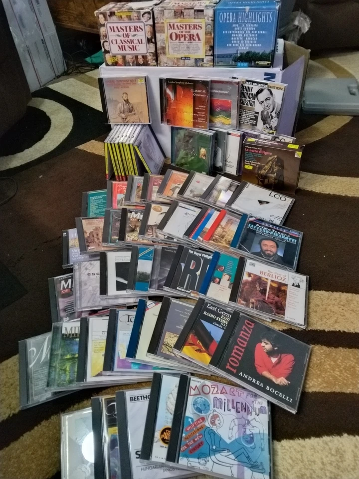 VINTAGE RARE Lot of 91 used Classical / Opera CDs - Good Condition, Many Boxsets - Image 2 of 4